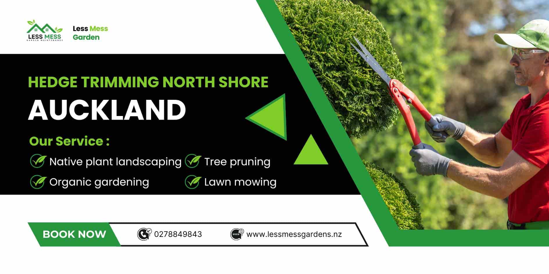 Hedge trimming North Shore Auckland