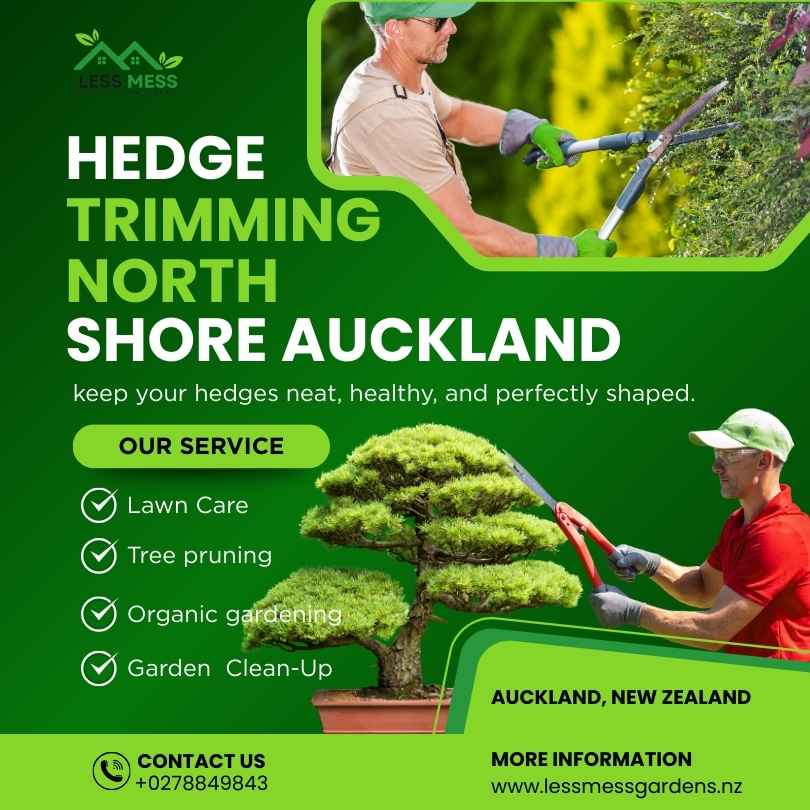 Hedge trimming North Shore Auckland