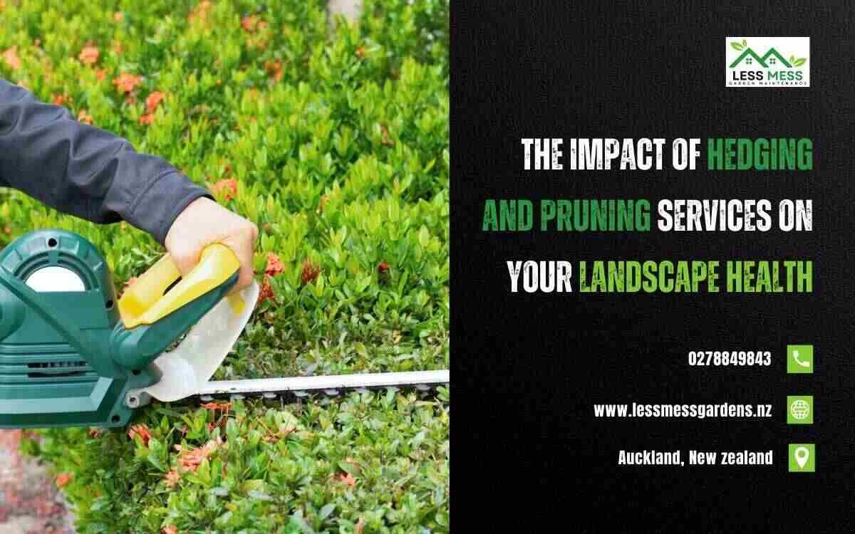 The Impact of Hedging and Pruning Services on Your Landscape Health